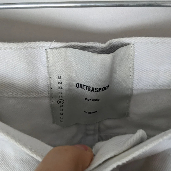 One Teaspoon High Rise Bandit Shorts Cut Off Raw Hem Button Up Fly Distressed 27 - Picture 12 of 13